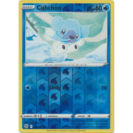 Cubchoo - 42/172 - Common Reverse