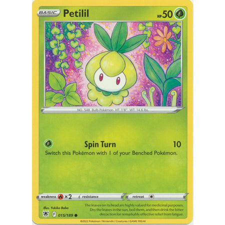Petilil - 015/189 - Common Sword & Shield: Astral Radiance Single Card