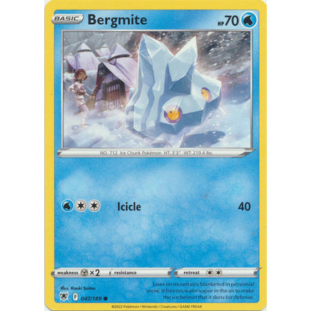Bergmite - 047/189 - Common Sword & Shield: Astral Radiance Single Card