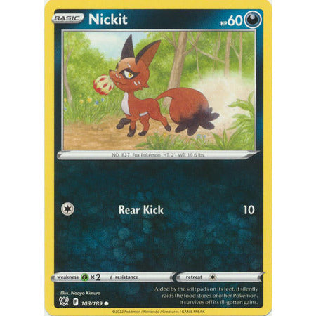 Nickit - 103/189 - Common Sword & Shield: Astral Radiance Single Card