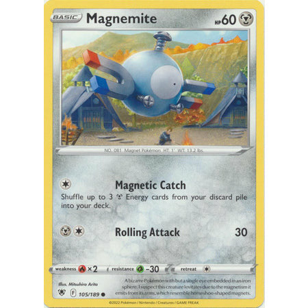 Magnemite - 105/189 - Common Sword & Shield: Astral Radiance Single Card
