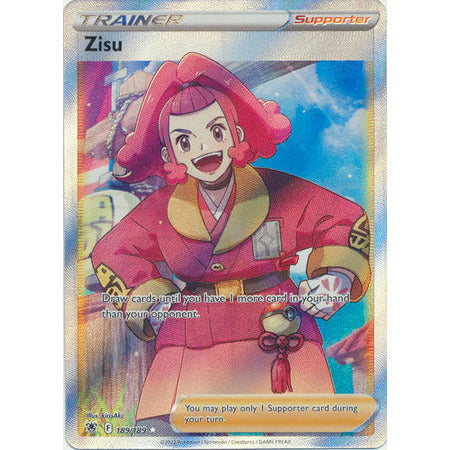 Pokemon Singles Astra Zisu - 189/189 - Full Art Ultra Rare