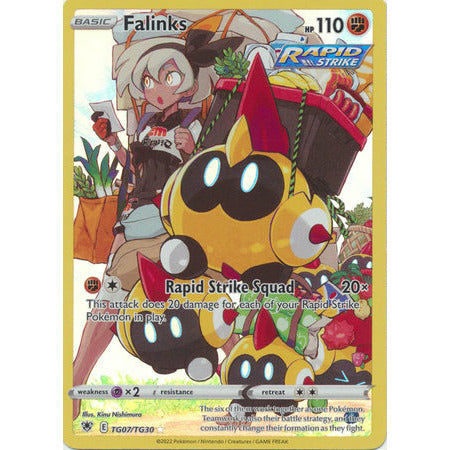 Pokemon Singles Astra Radiance Falinks - TG07/TG30 - Holo Rare