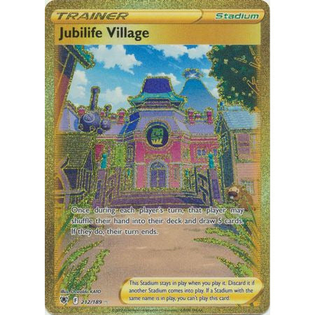 Pokemon Singles Astra Radiance Origin Jubilife Village - 212/189 - Secret Rare