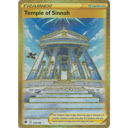 Pokemon Singles Astra Radiance Temple of Sinnoh - 214/189 - Secret Rare