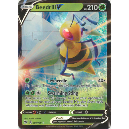 Beedrill V - 001/189 - Ultra Rare Sword & Shield: Astral Radiance Single Card