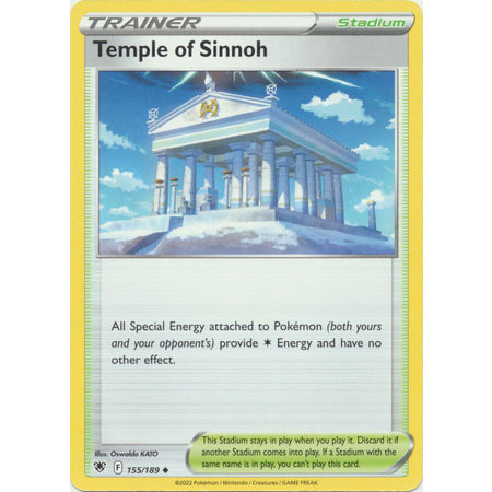 Pokemon Singles Astral Radiance Temple of Sinnoh - 155/189 - Uncommon