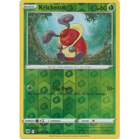 Kricketot - 009/189 - Common Reverse Holo Sword & Shield: Astral Radiance Single Card