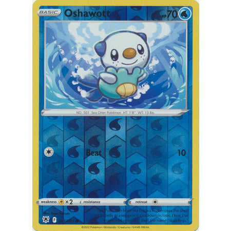 Oshawott - 041/189 - Common Reverse Holo Sword & Shield: Astral Radiance Single Card