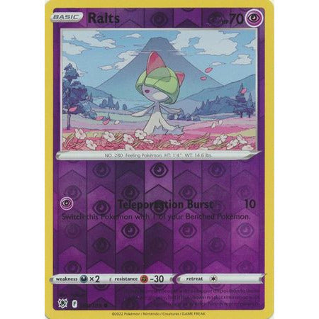 Ralts - 060/189 - Common Reverse Holo Sword & Shield: Astral Radiance Single Card