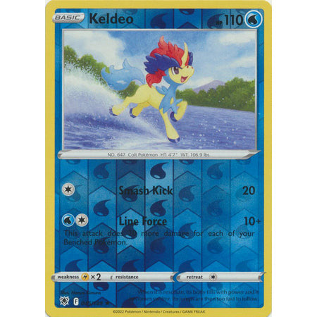 Keldeo - 045/189 - Holo Rare Reverse Holo Sword & Shield: Astral Radiance Single Card