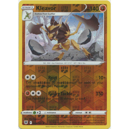 Kleavor - 085/189 - Rare Reverse Holo Sword & Shield: Astral Radiance Single Card