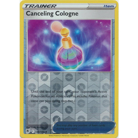 Pokemon Kort Singles Astral Canceling Cologne - 136/189 - Uncommon Reverse Holo