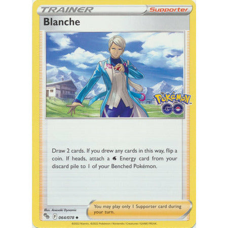 Pokemon Kort - Pokemon Go singles Blanche - 064/078 - Uncommon  - PokeGal.no