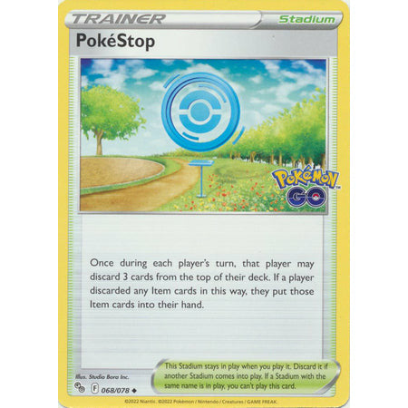 Pokemon Kort - Pokemon Go singles PokeStop - 068/078 - Uncommon  - PokeGal.no