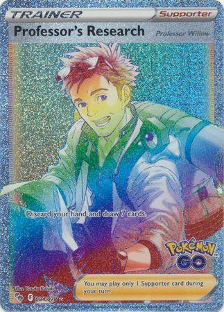 Pokemon Kort - Pokemon Go singles Professor's Research - 084/078 - Hyper Raree  - PokeGal.no