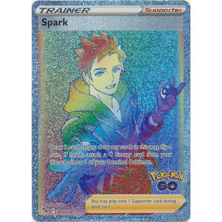 Pokemon Kort - Pokemon Go singles Spark - 085/078 - Hyper Rare  - PokeGal.no