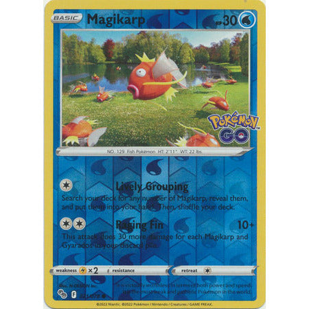 Pokemon Kort - Pokemon Go singles Magikarp - 021/078 - Common Reverse Holo  - PokeGal.no