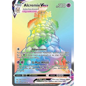 Pokemon Shining Fates Singles Alcremie VMAX - 73/72 - Hyper Rare - PokeGal.no