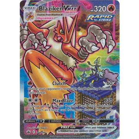 Pokemon Blaziken VMAX - 201/198 - Alternate Art Secret Rare