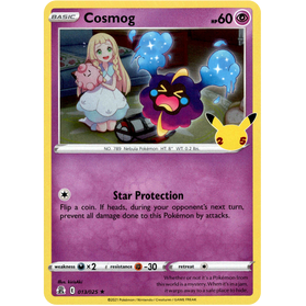 Pokemon 25th Celebration Cosmog Holo