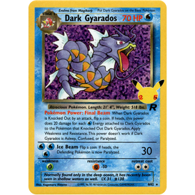 Pokemon Classic Collection - 8/82 - DARK GYARADOS -Celebrations - Holo - PokeGal.no