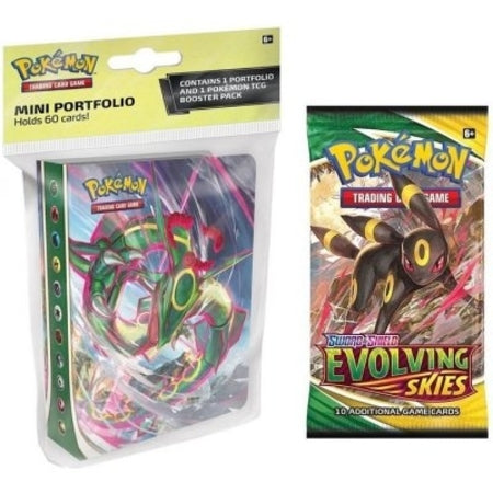 Pokémon Evolving Skies Mini-Portfolio+Booster - PokeGal.no